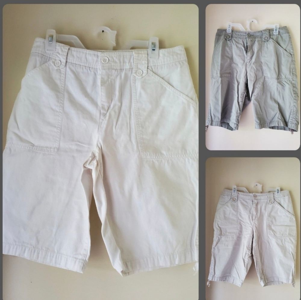 Caribbean Joe Womens Shorts Bundle (Three Pair) - Size 12